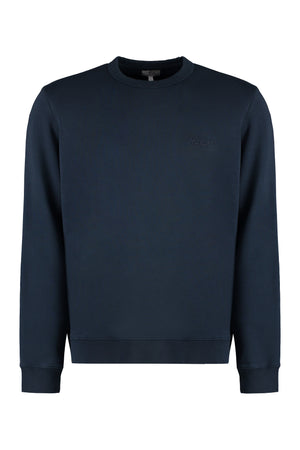 Cotton crew-neck sweatshirt-0